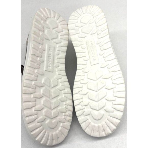 Hey Dude Grey & Leopard Print High Top Slip-On Casual Shoe Women 7 NWT - Picture 5 of 6